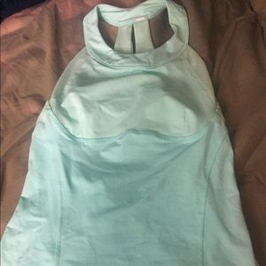 2/$25 Lululemon racerback turquoise tank size 4